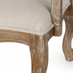 Buy 😍 GDFStudio Biorn French Country Upholstered Dining Armchair, Beige + Natural, Set Of 2 👍 -Living Room Furniture Shop 67011a9800792c0d 1706 w800 h800 b0 p0