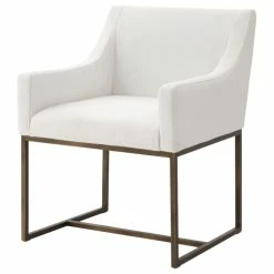 Wholesale 🧨 Vig Furniture Inc. Modrest Basel Off White And Copper Antique Brass Dining Chair ❤️