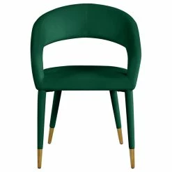Discount 🎁 Meridian Furniture Destiny Dining Chair, Green, Velvet ✔️ -Living Room Furniture Shop 6b813ee6018ee736 3389 w800 h800 b1 p0