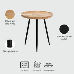 Best deal ⭐ Madeleine Home Inc. Chervey Tri Pin Side Table, Natural 😍 -Living Room Furniture Shop 6bf1016702e8ef7e 5704 w800 h800 b0 p0