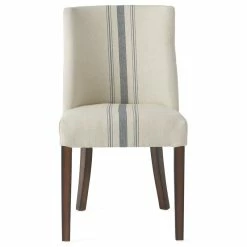 Budget 👍 GDFStudio GDF Studio Rydel Fabric Dining Chairs, Set Of 2, Blue Stripe 🔔 -Living Room Furniture Shop 73a1329a022ea2e5 3747 w800 h800 b1 p0