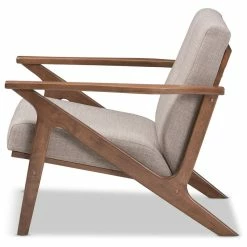 Best reviews of 💯 Baxton Studio Bianca Mid-Century Modern Distressed Lounge Chair, Light Gray Fabric 😀 -Living Room Furniture Shop 7491e10d0cd9aa96 1207 w800 h800 b1 p0