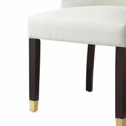 Coupon ✨ MOD The Grand Dining Chair, Set Of 2, White Leather Pu/Goldtone 💯 -Living Room Furniture Shop 77d1535a0e9f695d 2193 w800 h800 b0 p0