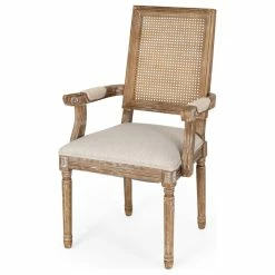 Discount 🌟 GDFStudio Zentner Wood And Cane Upholstered Dining Chair, Beige + Natural, Set Of 2 🥰 -Living Room Furniture Shop 77f12fbe00d3e1bd 0189 w800 h800 b1 p0