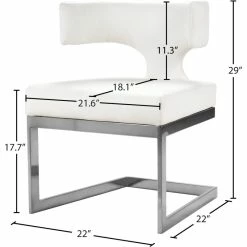 Coupon 🤩 MOD The Eve Dining Chair, White And Chrome, Faux Leather And Metal 😀 13 Coupon 🤩 MOD The Eve Dining Chair, White And Chrome, Faux Leather And Metal 😀 -Living Room Furniture Shop 7f9171e60274146d 0744 w800 h800 b1 p0