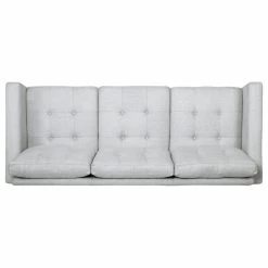 New 🎁 GDFStudio Darcy Contemporary Tufted Fabric 3 Seater Sofa, Light Gray/Dark Brown 👏 -Living Room Furniture Shop 83d1baad0f906695 1796 w800 h800 b1 p0