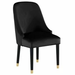 Buy 👍 MOD The Maisie Dining Chair, Black, Velvet, Set Of 2 ✔️ -Living Room Furniture Shop 872145bc0eb16a47 0756 w800 h800 b1 p0
