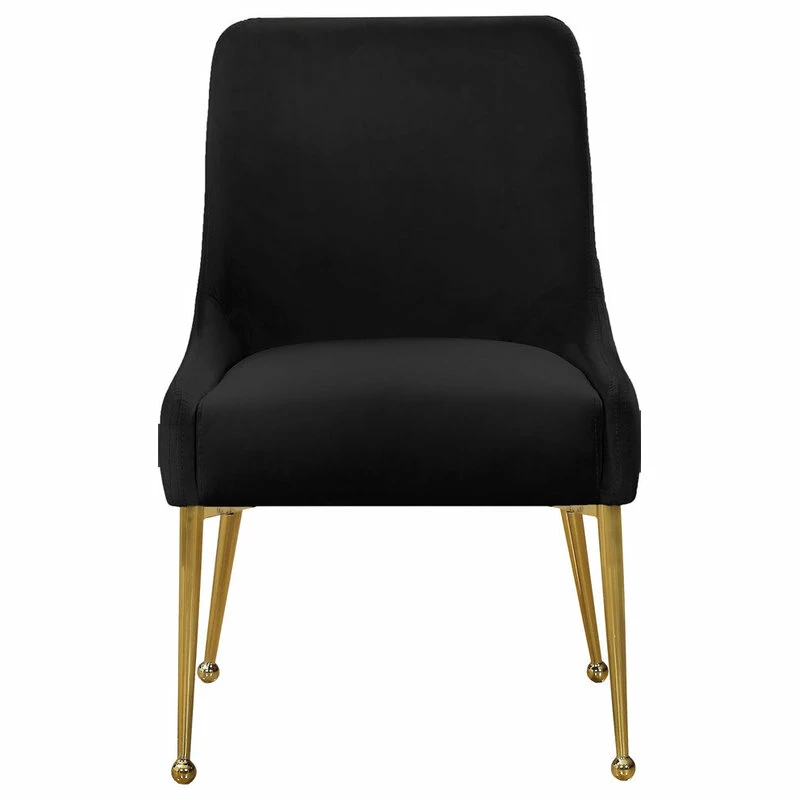 Cheap 𧨠MOD The Cue Dining Chair, Black And Gold, Velvet, Set Of 2 β 4 Cheap 𧨠MOD The Cue Dining Chair, Black And Gold, Velvet, Set Of 2 β - Image 4