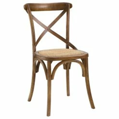 New 🔔 LexMod Gear Dining Side Chair, Walnut 👍