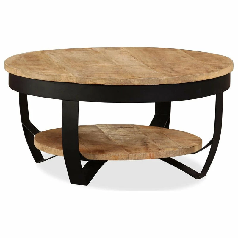 New ๐ Vida XL LLC VidaXL Solid Rough Mango Wood Coffee Table 25.6" Living Room Desk Side Stand ๐ 3 New ๐ Vida XL LLC VidaXL Solid Rough Mango Wood Coffee Table 25.6" Living Room Desk Side Stand ๐ - Image 3