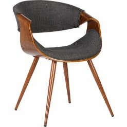 Cheap 🔥 Armen Living Butterfly Mid-Century Dining Chair, Walnut Finish LCBUCHWACH ✔️