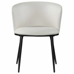 Wholesale 👍 Meridian Furniture Skylar Dining Chair, Set Of 2, White Faux Leather, Matte Black Iron Legs 🧨 -Living Room Furniture Shop 92312f2e0274173f 3373 w800 h800 b1 p0