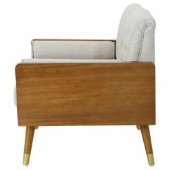 Promo 🔥 GDFStudio GDF Studio Greta Mid Century Modern Fabric Club Chair, Beige/Dark Walnut 🔥 -Living Room Furniture Shop 94a1eb8c01e12918 8191 w800 h800 b1 p0