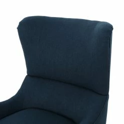 Best Sale 🧨 GDFStudio GDF Studio Quinn Navy Blue Fabric Sofa Chair, Navy Blue 🧨 -Living Room Furniture Shop 9931bff6039c0612 9784 w800 h800 b0 p0