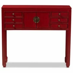 Best Pirce ๐ Baxton Studio Melodie Red Wood Bronze Accents 6-Drawer Console Table ๐ฅฐ 9 Best Pirce ๐ Baxton Studio Melodie Red Wood Bronze Accents 6-Drawer Console Table ๐ฅฐ -Living Room Furniture Shop 99b1fb170b294dec 0467 w800 h800 b1 p0
