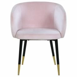 Discount 😉 MOD The Soho Dining Chair, Pink, Velvet 🔥