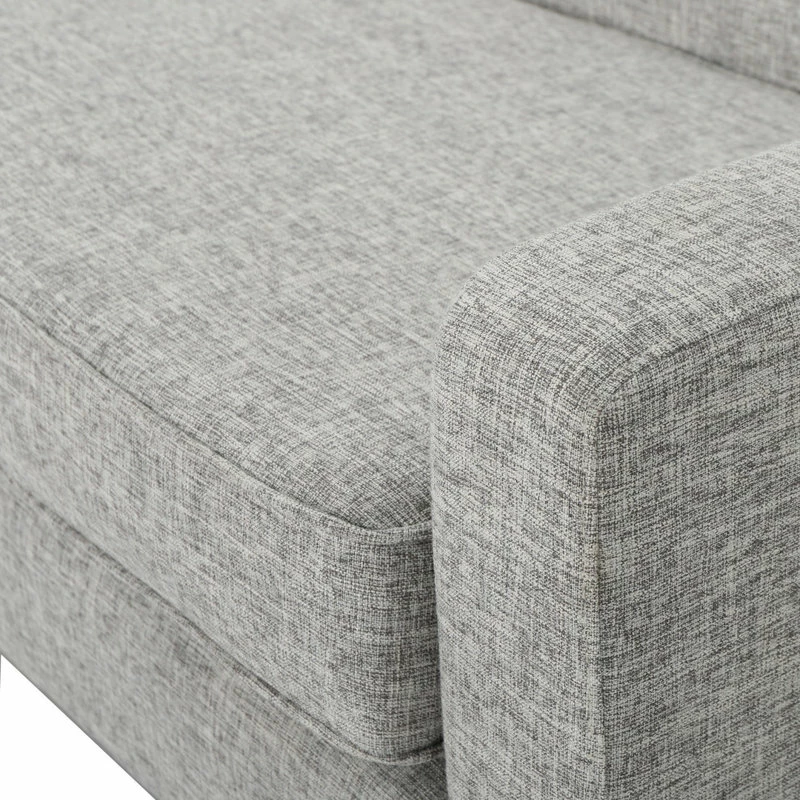 Brand new 🤩 GDFStudio GDF Studio Stratford Mid Century Modern Fabric 3-Seat Sofa, Light Gray Tweed 👏 5 Brand new 🤩 GDFStudio GDF Studio Stratford Mid Century Modern Fabric 3-Seat Sofa, Light Gray Tweed 👏 - Image 5