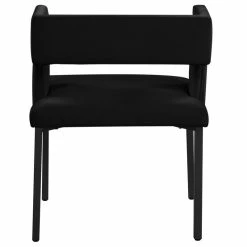 Hot Sale 🔥 MOD The Verve Dining Chair, Black, Velvet And Iron, Set Of 2 🎉 -Living Room Furniture Shop 9ea11b10027412dc 0757 w800 h800 b1 p0