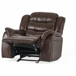 Discount 😍 GDFStudio GDF Studio Merit Brown Pu Leather Glider Recliner Club Chair 🛒 -Living Room Furniture Shop 9f41673e0239392d 3724 w800 h800 b1 p0