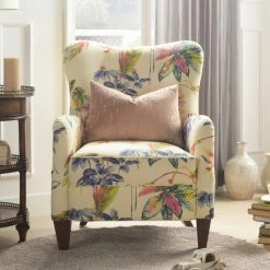 Cheapest 😉 Jennifer Taylor Home Paradise Upholstered Armchair, Tropical Floral Beige 💯 -Living Room Furniture Shop a02131bf0fe3e9e8 0368 w800 h800 b0 p0