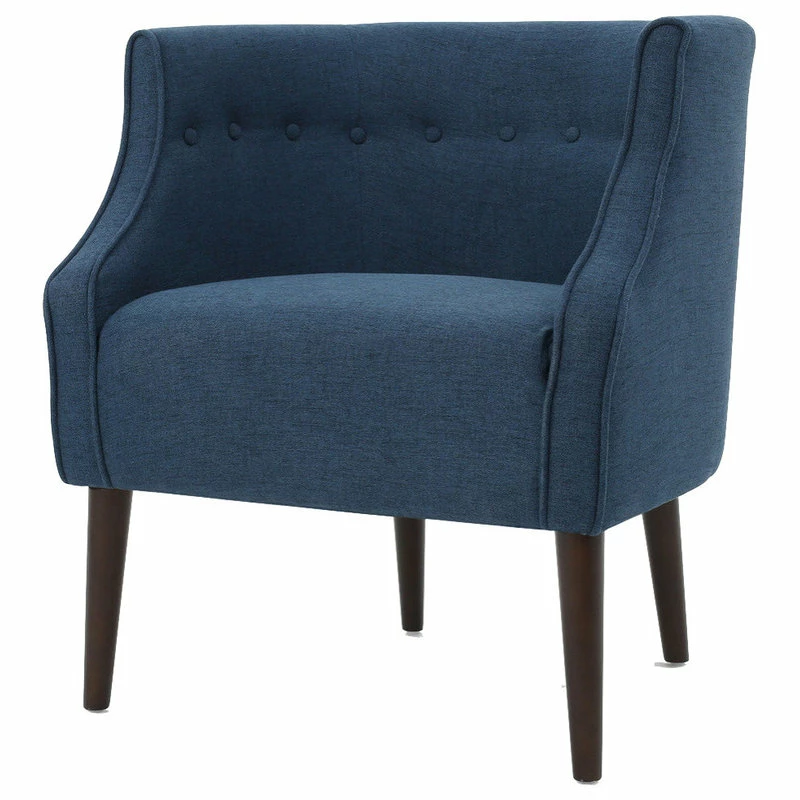 Brand new 💯 GDFStudio GDF Studio Davidson Tub Design Upholstered Accent Chair, Navy Blue 🤩 1 Brand new 💯 GDFStudio GDF Studio Davidson Tub Design Upholstered Accent Chair, Navy Blue 🤩