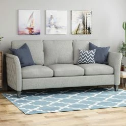 Best deal 🛒 GDFStudio Betty Traditional Fabric Sofa, Light Gray/Dark Brown 💯 -Living Room Furniture Shop a4414b1d0f931d20 6078 w800 h800 b0 p0