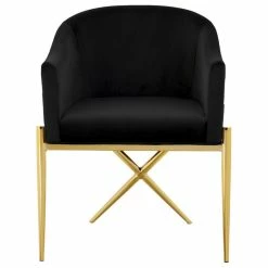 Best Pirce 🔥 MOD The Parker Dining Chair, Velvet, Black, Gold Legs ✔️ -Living Room Furniture Shop a5b145d6027414ae 0743 w800 h800 b1 p0