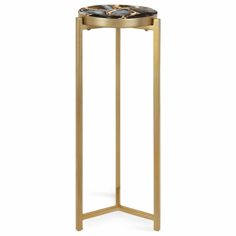 Promo 🔥 Uniek Aguilar Glam Drink Table, Gold/Black 8x8x23 🤩 1 Promo 🔥 Uniek Aguilar Glam Drink Table, Gold/Black 8x8x23 🤩