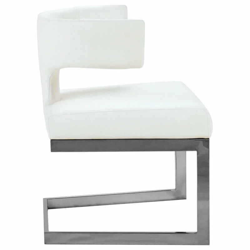 Coupon 🤩 MOD The Eve Dining Chair, White And Chrome, Faux Leather And Metal 😀 5 Coupon 🤩 MOD The Eve Dining Chair, White And Chrome, Faux Leather And Metal 😀 - Image 5