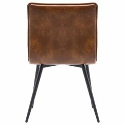 Budget ⭐ Duhome Elegant Lifestyle Set Of 4 Minimalist Faux Leather Side Chairs For Dining Room, Yellowish-Brown 🌟 11 Budget ⭐ Duhome Elegant Lifestyle Set Of 4 Minimalist Faux Leather Side Chairs For Dining Room, Yellowish-Brown 🌟 -Living Room Furniture Shop aca1816d00471804 7387 w800 h800 b1 p0