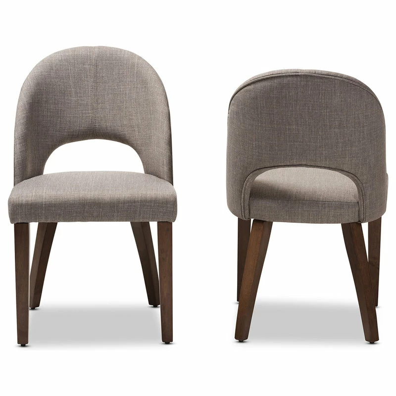 Best reviews of 😉 Baxton Studio Wesley Walnut Finished Wood Dining Chair, Set Of 2, Light Gray 😍 2 Best reviews of 😉 Baxton Studio Wesley Walnut Finished Wood Dining Chair, Set Of 2, Light Gray 😍 - Image 2