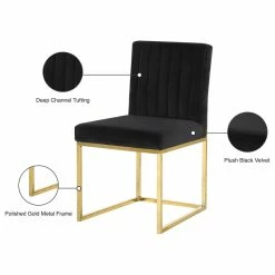 Discount β¨ MOD The Dice Dining Chair, Black, Velvet, Gold Base, Set Of 2 π 11 Discount β¨ MOD The Dice Dining Chair, Black, Velvet, Gold Base, Set Of 2 π -Living Room Furniture Shop aee10204027416dc 0752 w800 h800 b1 p0