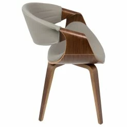 Cheapest 😉 MOD The Aria Dining Chair, Walnut And Gray, Wood, PU Leather ⌛ -Living Room Furniture Shop b1b15e0d09037e2f 9041 w800 h800 b1 p0