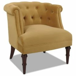 Hot Sale 🔔 Jennifer Taylor Home Katherine Tufted Accent Chair, Mustard Gold Velvet 😀 -Living Room Furniture Shop b5f1b40803598693 0510 w800 h800 b1 p0