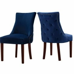 Top 10 🤩 MOD The Splendor Dining Chair, Navy, Velvet Set Of 2 🎁
