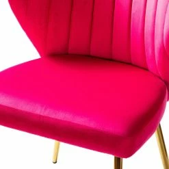 Promo 🛒 MOD The Audrey Dining Chair, Velvet, Set Of 2, Fuchsia 🌟 -Living Room Furniture Shop b9f1bb8a0059231c 9620 w800 h800 b0 p0