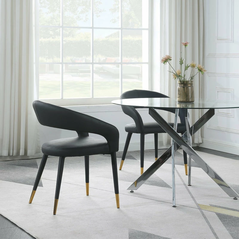 Buy ✔️ MOD The Prescott Dining Chair, Black, Faux Leather ⌛ 8 Buy ✔️ MOD The Prescott Dining Chair, Black, Faux Leather ⌛ - Image 8