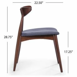 Coupon 🌟 GDFStudio GDF Studio Issaic Mid Century Design Wood Dining Chairs, Set Of 2, Charcoal/Waln 🔥 12 Coupon 🌟 GDFStudio GDF Studio Issaic Mid Century Design Wood Dining Chairs, Set Of 2, Charcoal/Waln 🔥 -Living Room Furniture Shop bc61c20301b833a4 5370 w800 h800 b1 p0