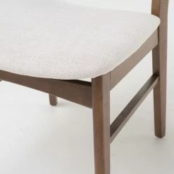 Best Sale 🤩 GDFStudio GDF Studio Helen Mid Century Dining Chair, Set Of 2, Light Beige/Natural Walnut 🎁 -Living Room Furniture Shop c0414b820f906acb 6109 w800 h800 b0 p0