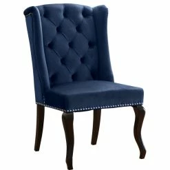 Brand new 🎉 MOD The Florence Dining Chair, Navy, Velvet, Set Of 2 🔥 -Living Room Furniture Shop c2b1109e0274145c 0747 w800 h800 b1 p0