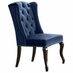 Brand new 🎉 MOD The Florence Dining Chair, Navy, Velvet, Set Of 2 🔥 -Living Room Furniture Shop c33112d10274145d 0747 w800 h800 b1 p0
