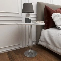 Best Sale 😀 Brimfield & May Traditional White Marble Accent Table 54250 🥰 -Living Room Furniture Shop c3e13cc101fda899 6929 w800 h800 b0 p0