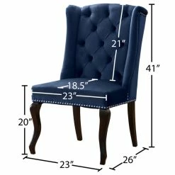 Brand new 🎉 MOD The Florence Dining Chair, Navy, Velvet, Set Of 2 🔥 -Living Room Furniture Shop c3f1bc1102741471 0747 w800 h800 b1 p0