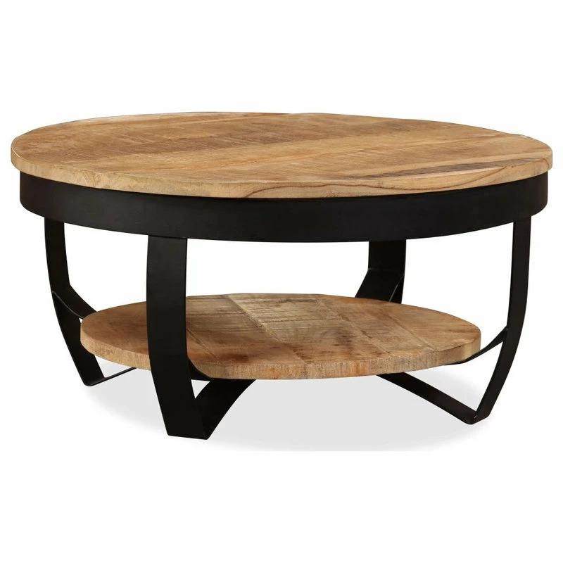 New ๐ Vida XL LLC VidaXL Solid Rough Mango Wood Coffee Table 25.6" Living Room Desk Side Stand ๐ 6 New ๐ Vida XL LLC VidaXL Solid Rough Mango Wood Coffee Table 25.6" Living Room Desk Side Stand ๐ - Image 6
