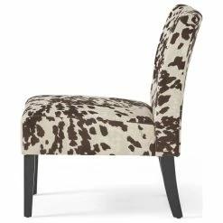 Cheapest ⌛ GDFStudio GDF Studio Kalee Contemporary Accent Chair, Cow Print, Matte Black, Fabric 👍 -Living Room Furniture Shop c91129e001d3f6ac 4008 w800 h800 b1 p0