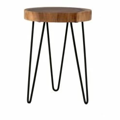 Cheapest 🛒 East At Main's Laredo Brown Teakwood Round Accent Table 😀