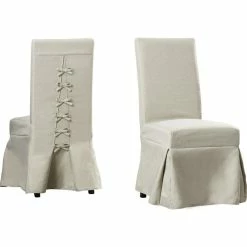 New ๐งจ Progressive Furniture Muse Upholstered Parsons Chairs With Cover Set Of 2 ๐