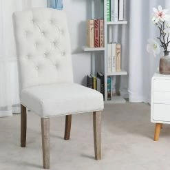 Budget โ BTexpert French High Back Tufted Upholstered Dining Chair, Set Of 2 Ivory Beige ๐ 8 Budget โ BTexpert French High Back Tufted Upholstered Dining Chair, Set Of 2 Ivory Beige ๐ -Living Room Furniture Shop cfc1a28a0c799d84 6000 w800 h800 b0 p0