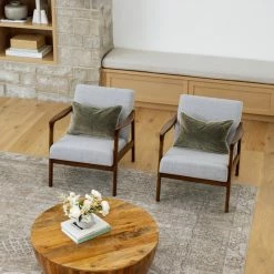 Budget 💯 Alpine Furniture, Inc Alpine Furniture Zephyr Slate Wood Lounge Chair In Brown-Gray 💯 -Living Room Furniture Shop d2c1b7b903062e35 2074 w800 h800 b0 p0