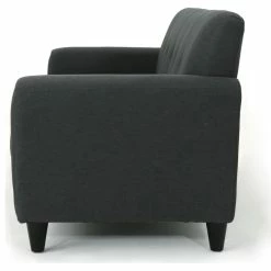 Best reviews of 💯 GDFStudio GDF Studio Emily Buttoned Traditional Fabric 3-Seat Sofa, Dark Gray 🌟 -Living Room Furniture Shop d5417fe901e4effb 3892 w800 h800 b1 p0